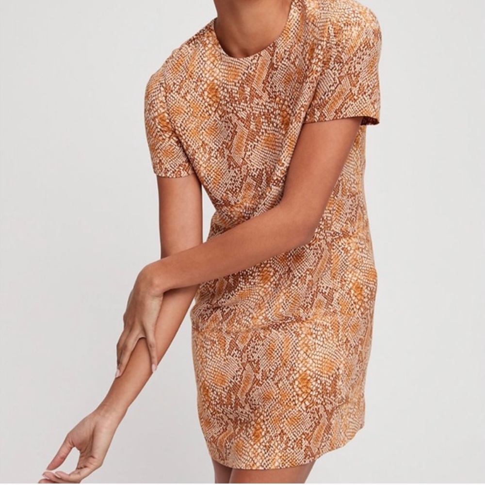 Babaton snake mini dress